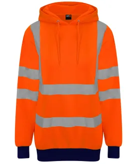HV Orange/Navy - High visibility hoodie