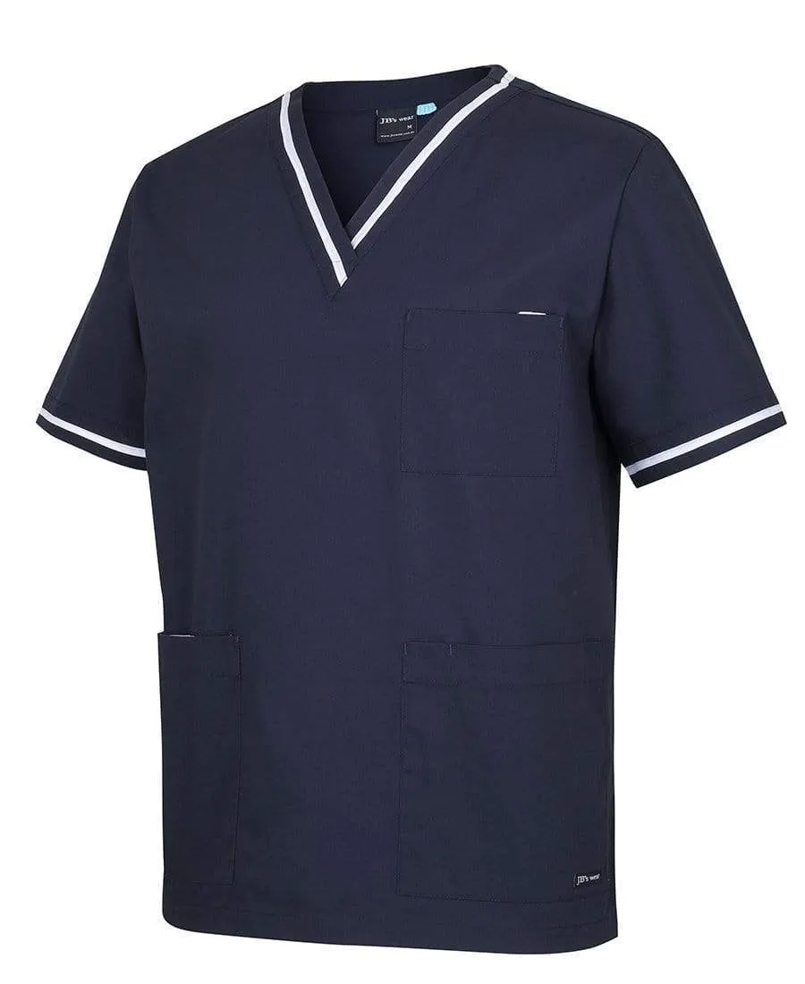JB'S Contrast Scrubs Top 4SCT