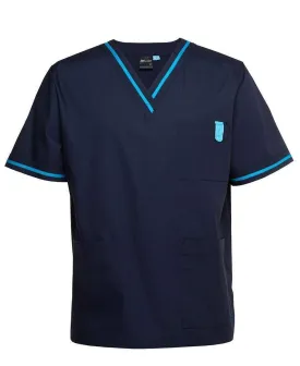 JB'S Contrast Scrubs Top 4SCT