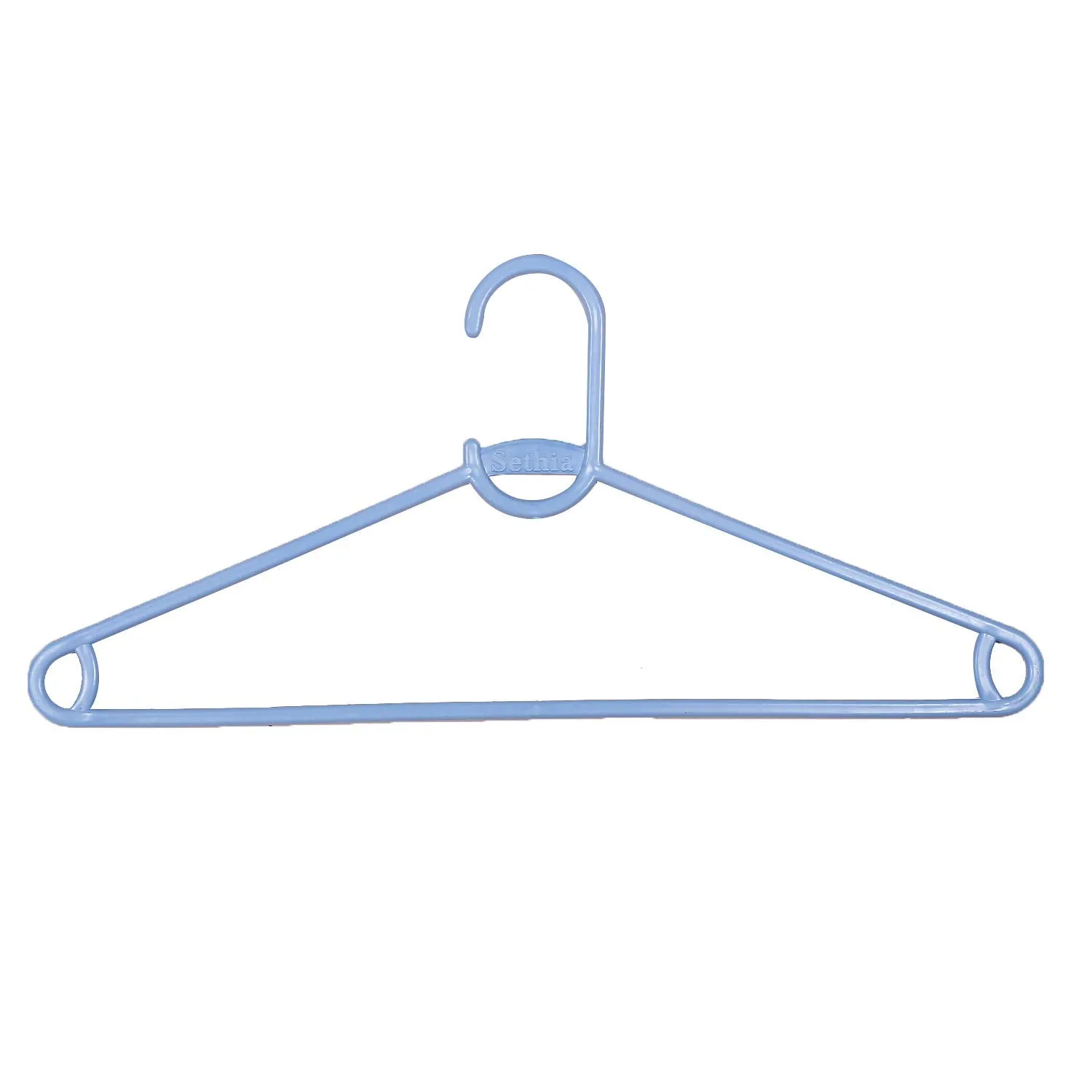 Kuber Industries Silky Hnager Plastic 12 Pieces Hanger Set for Wardrobe (Purple), CTKTC6799