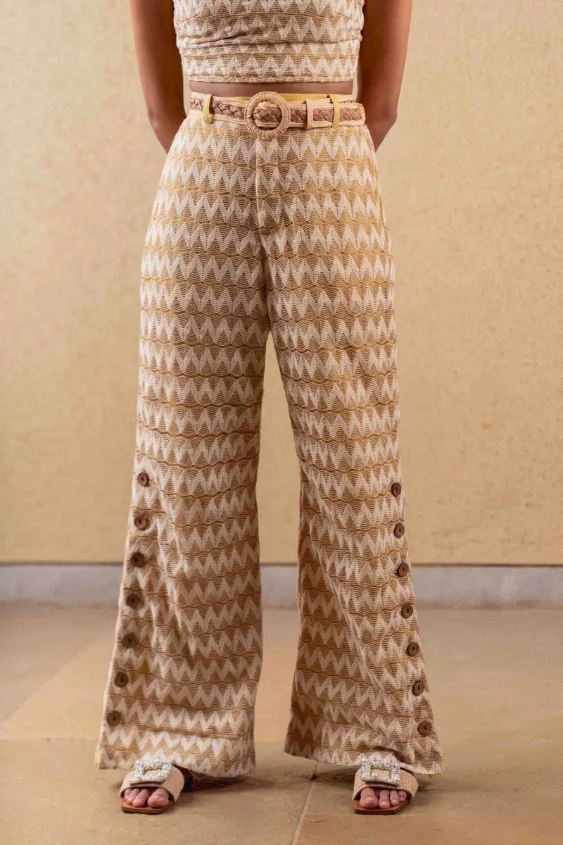 Marigold Pants - Mustard - Hemp Tencel