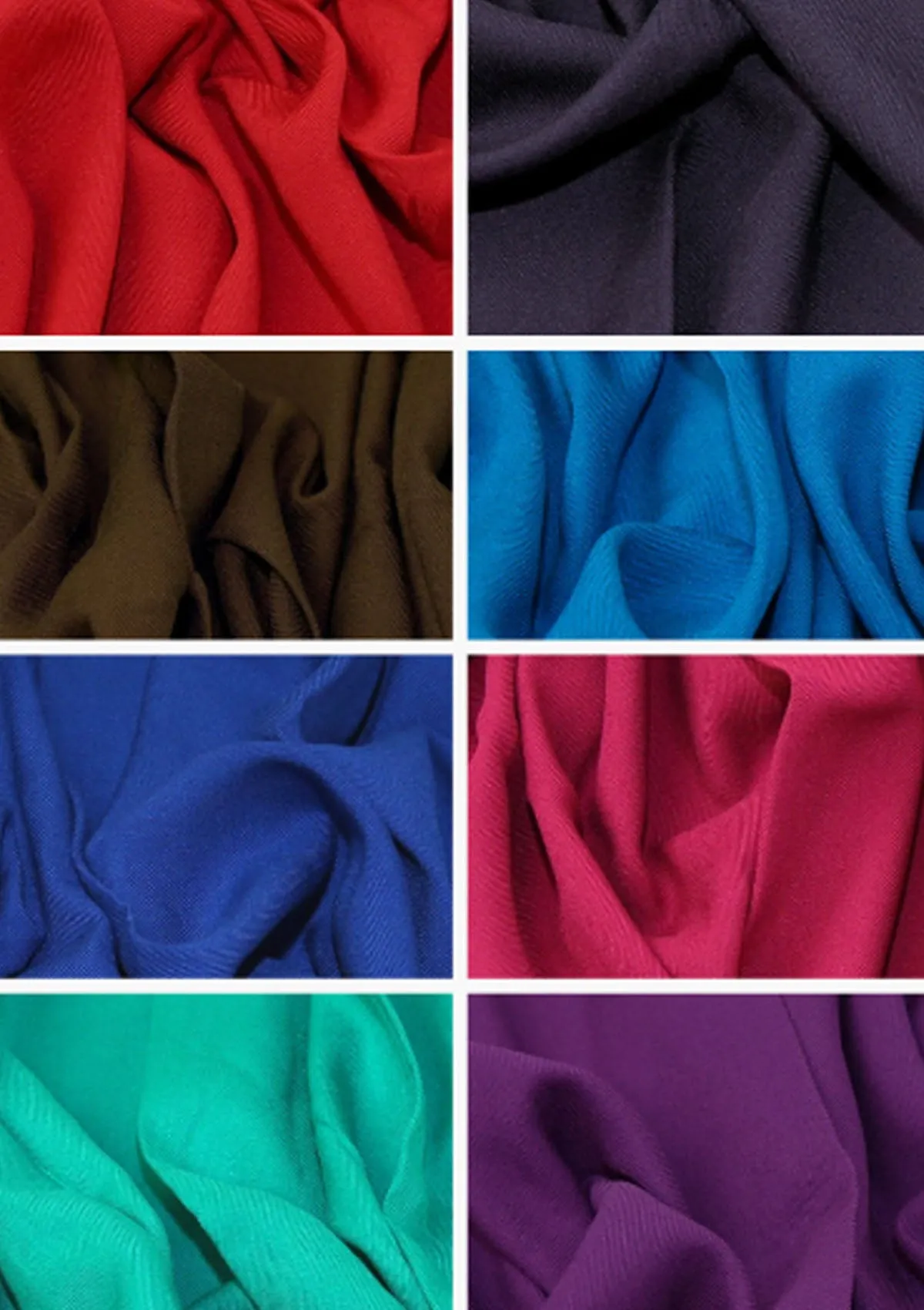 Marina Viscose Twill Dress Fabric Hot Pink 60" Wide Non Stretch Plain Crafting