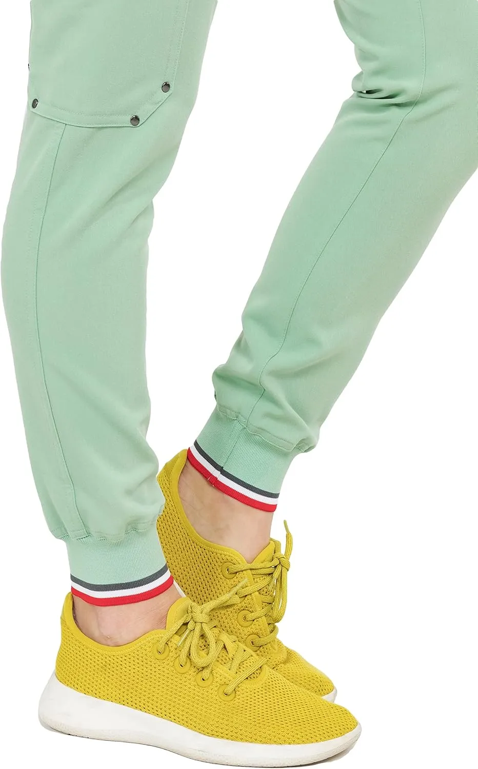 Mediclo Women's Medical Scrub Pants - Catalina Jogger 7 Pockets Eco Friendly Sustainable FYSEL Fabric Tapered Leg Workwear