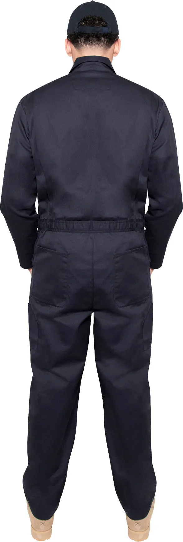 Midnight Navy Blue Lightweight Workwear Coverall
