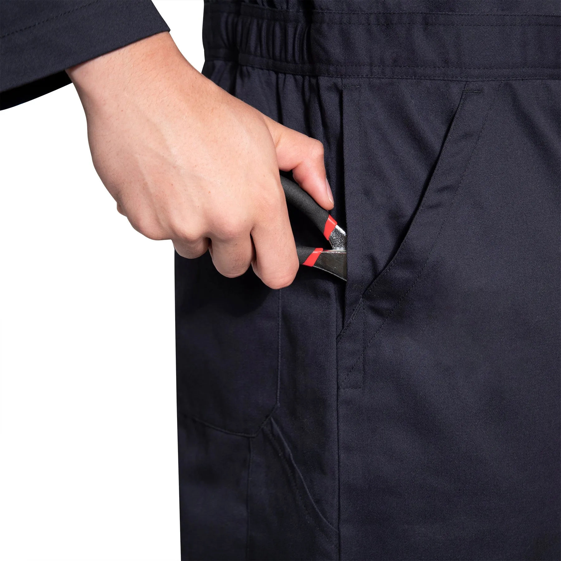 Midnight Navy Blue Lightweight Workwear Coverall