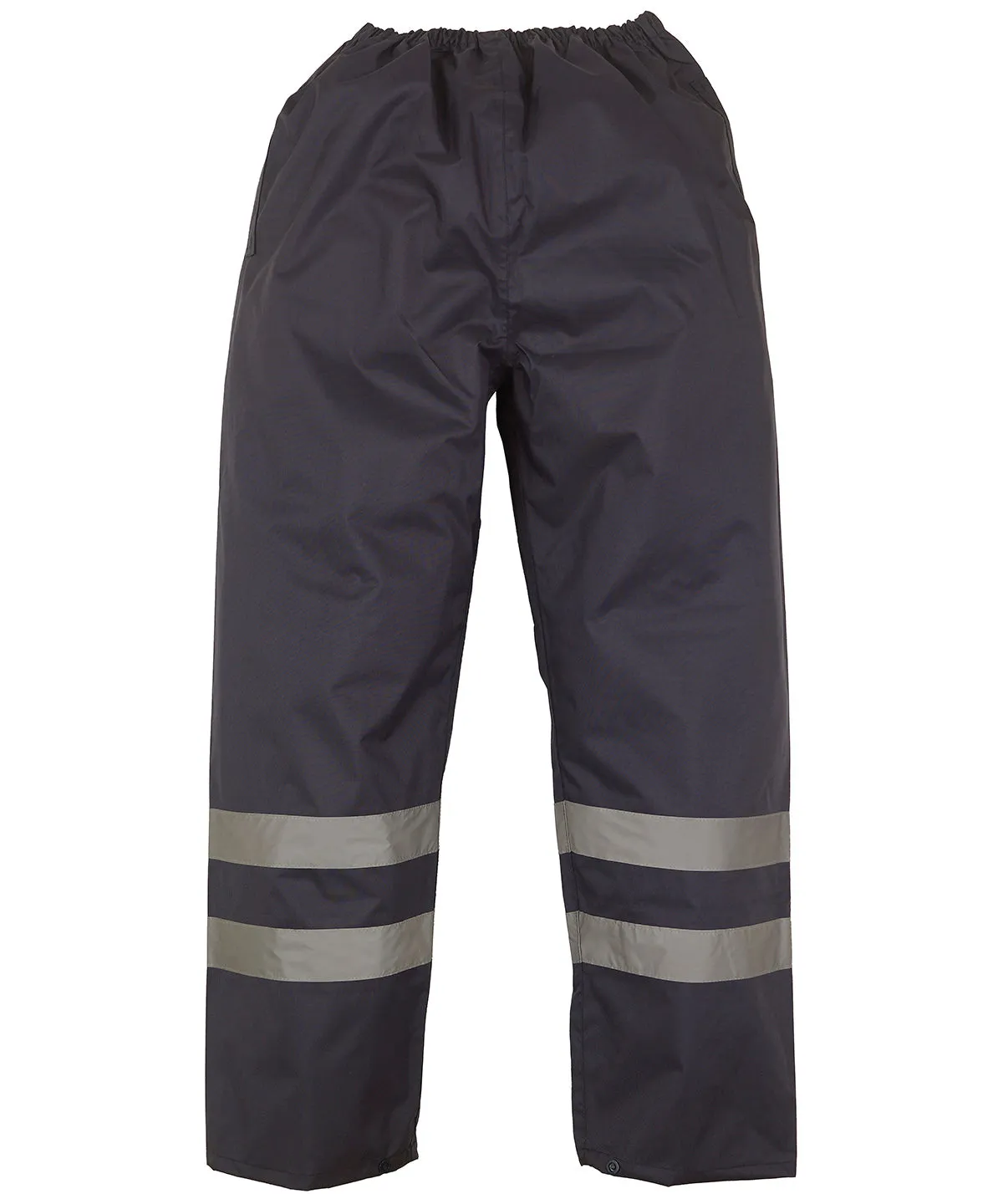 Navy - Hi-vis waterproof overtrousers (HVS461)