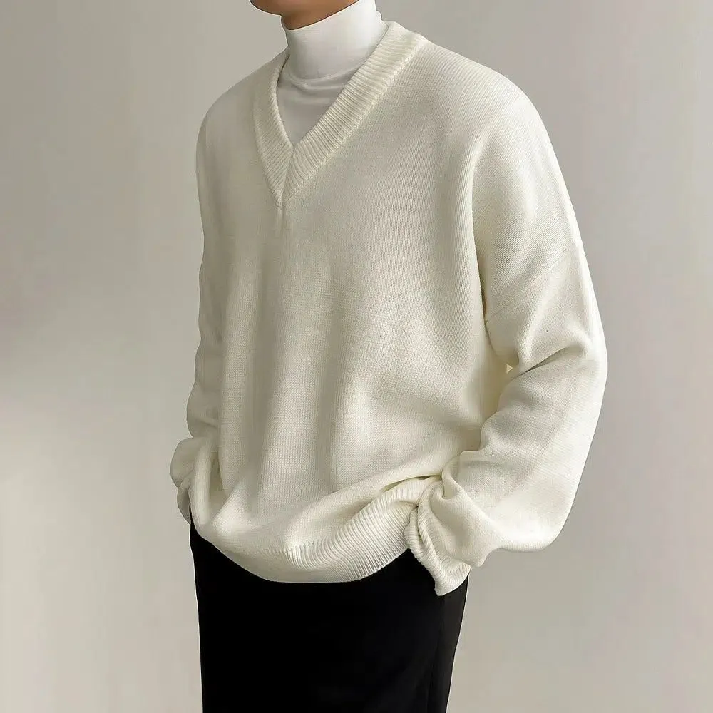 OH V-Neck Relaxed Fit Sweater