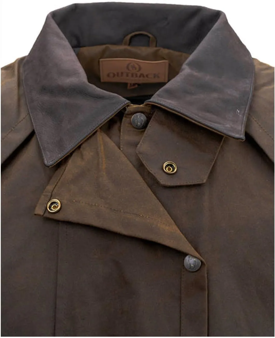 Outback Trading Company Unisex 2056 Stockman Waterproof Breathable Extra-Long Cotton Oilskin Duster Coat