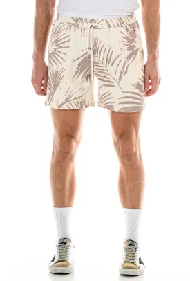 Palm Volley Short- Cream