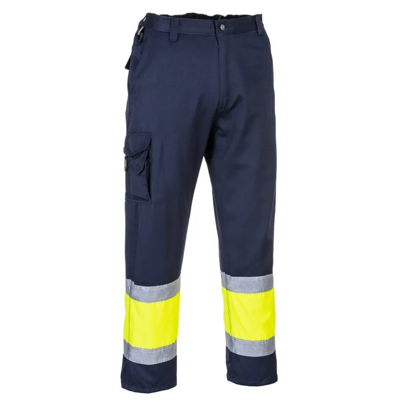 Portwest Hi Vis Two Tone Combat Trousers E049