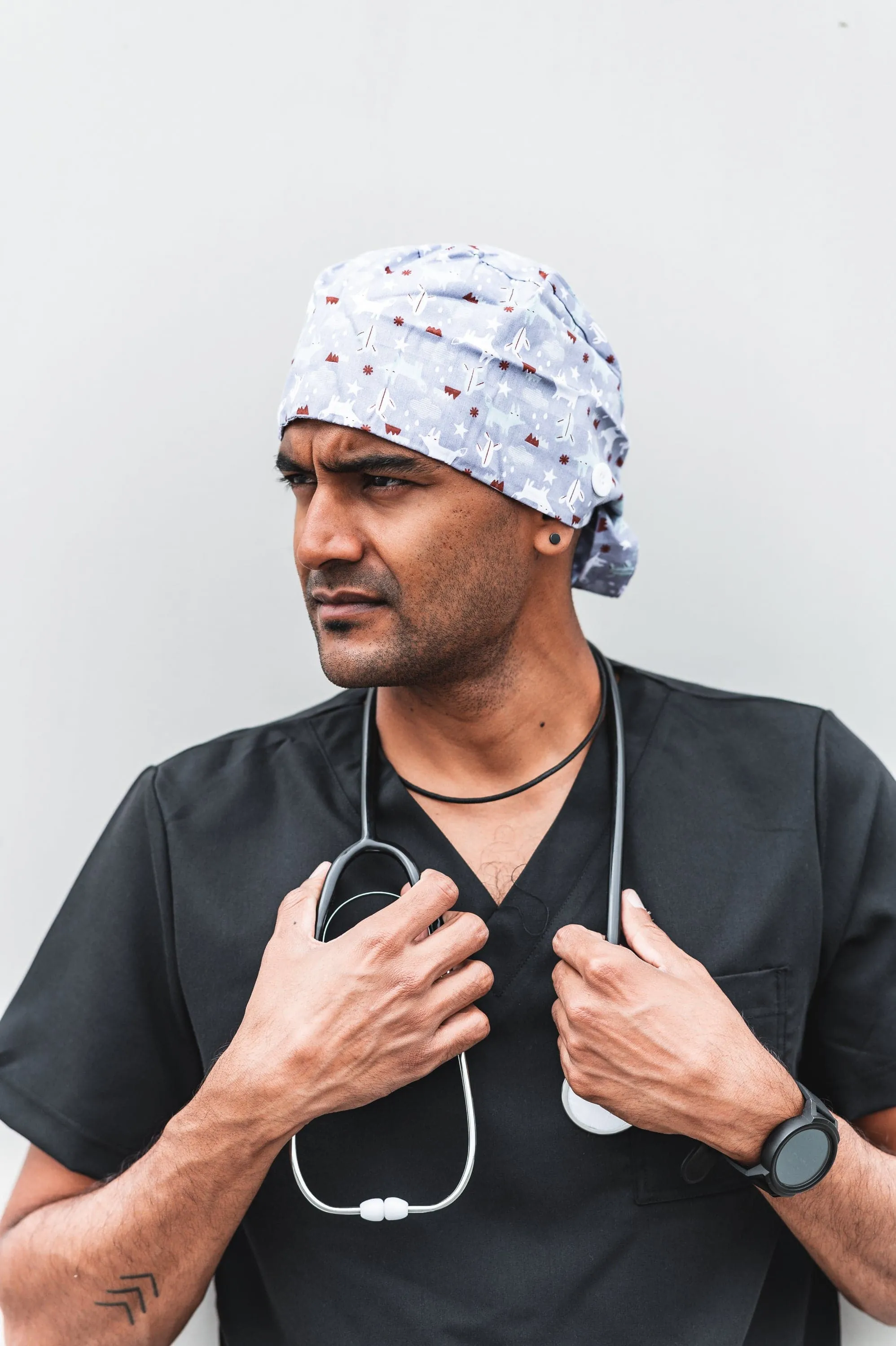Printed Surgical Scrubs Cap/Surgical Hat SC0705