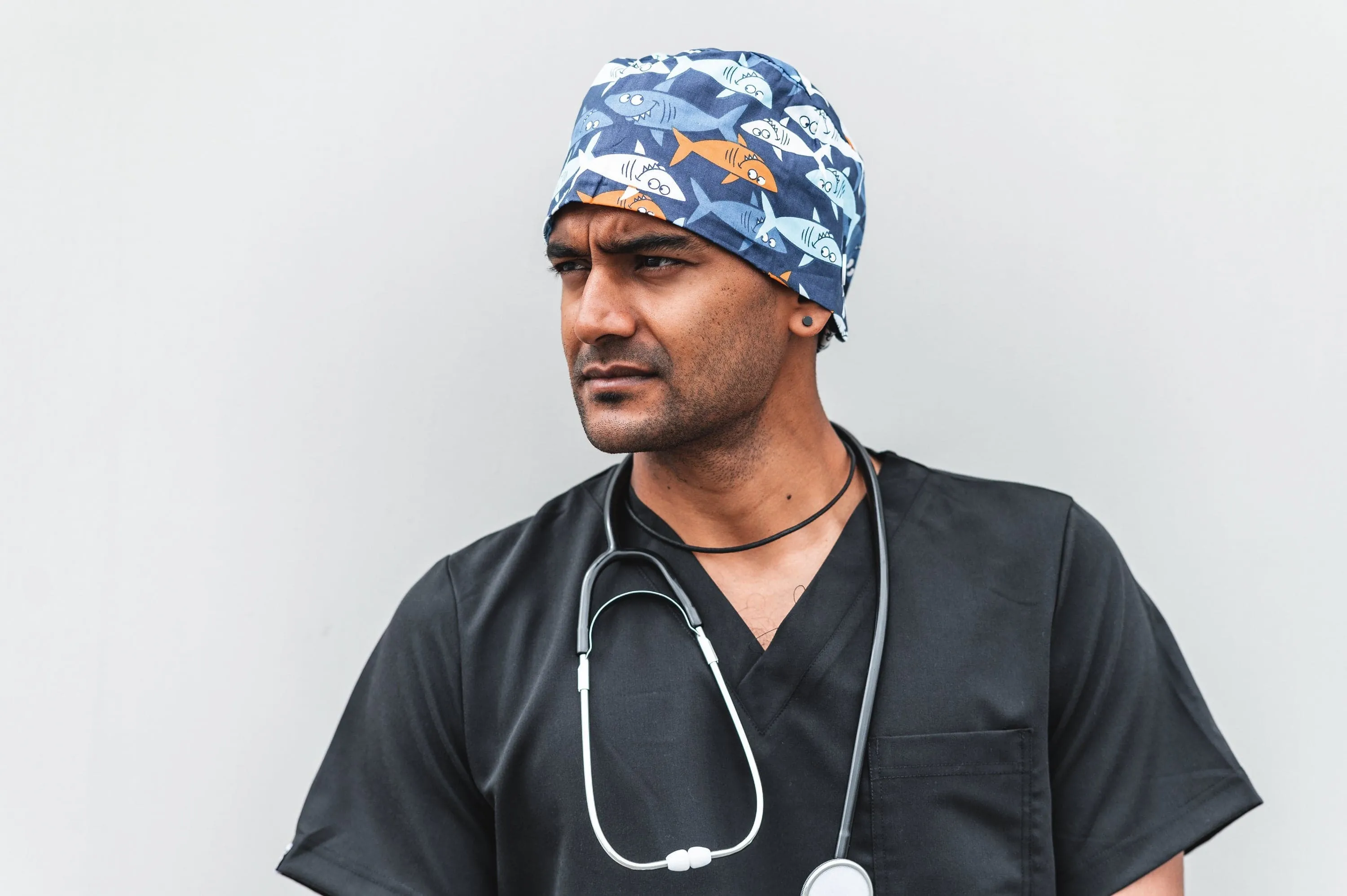 Printed Surgical Scrubs Cap/Surgical Hat SC0705