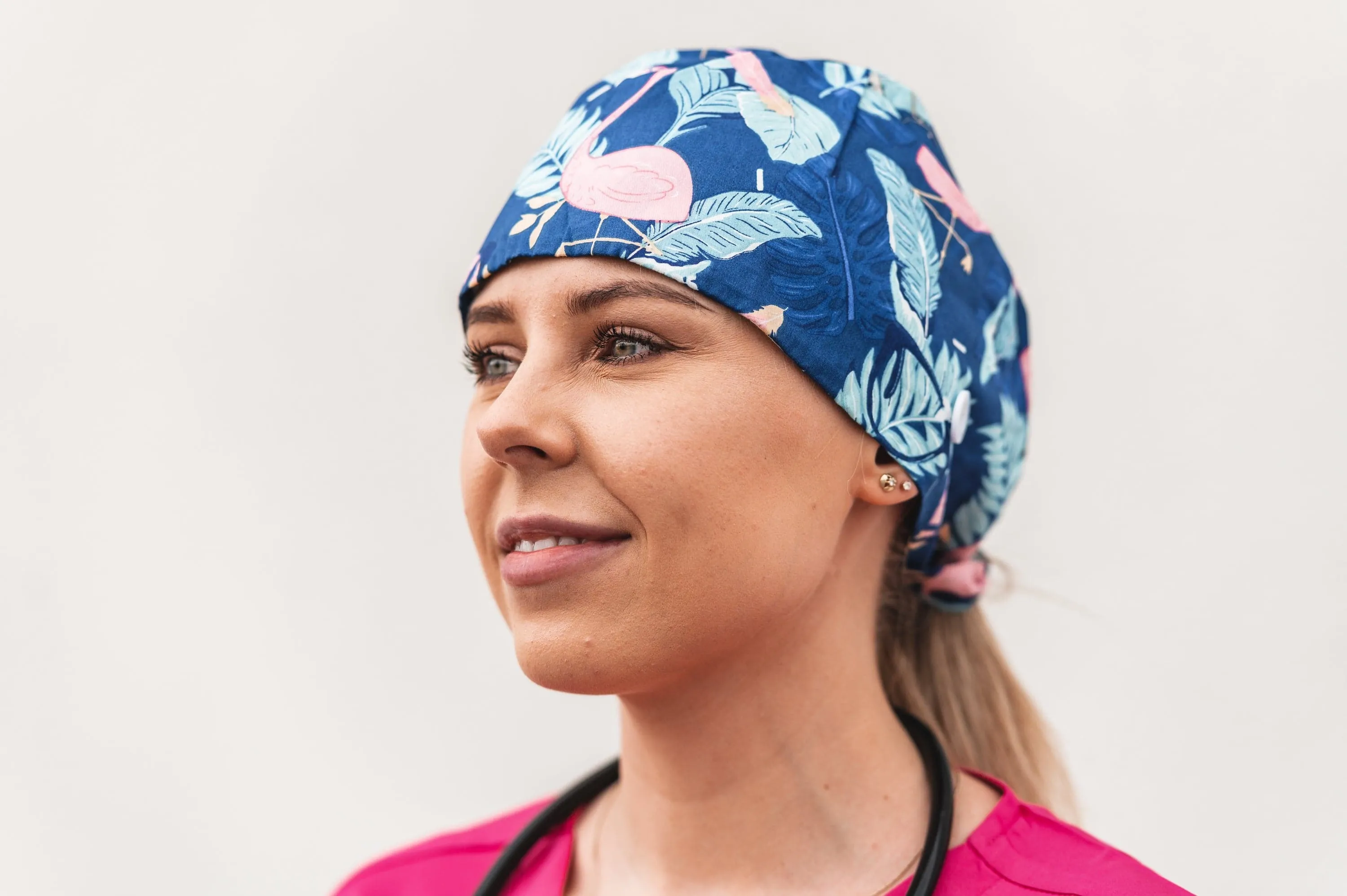 Printed Surgical Scrubs Cap/Surgical Hat SC0705