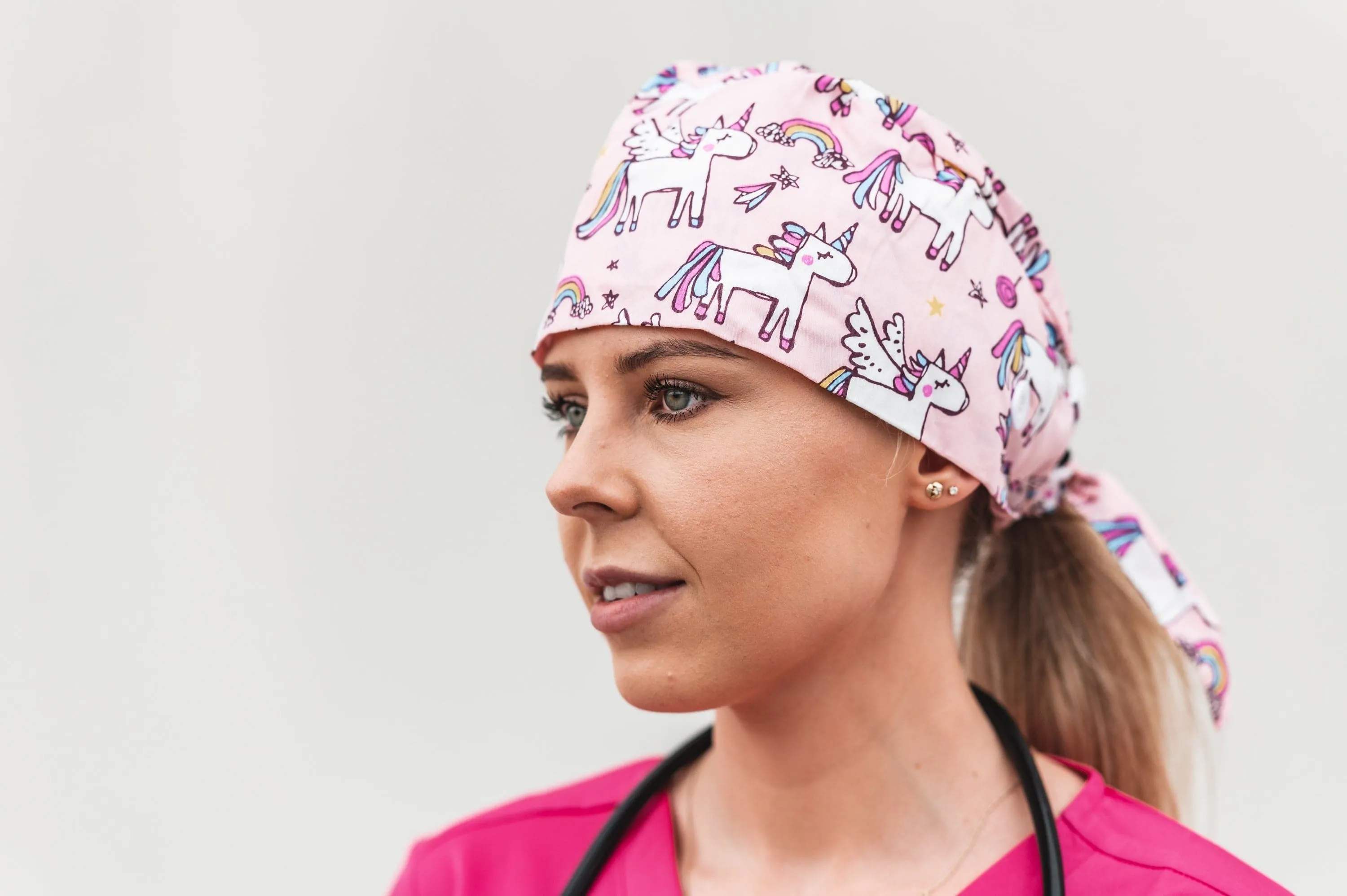 Printed Surgical Scrubs Cap/Surgical Hat SC0705