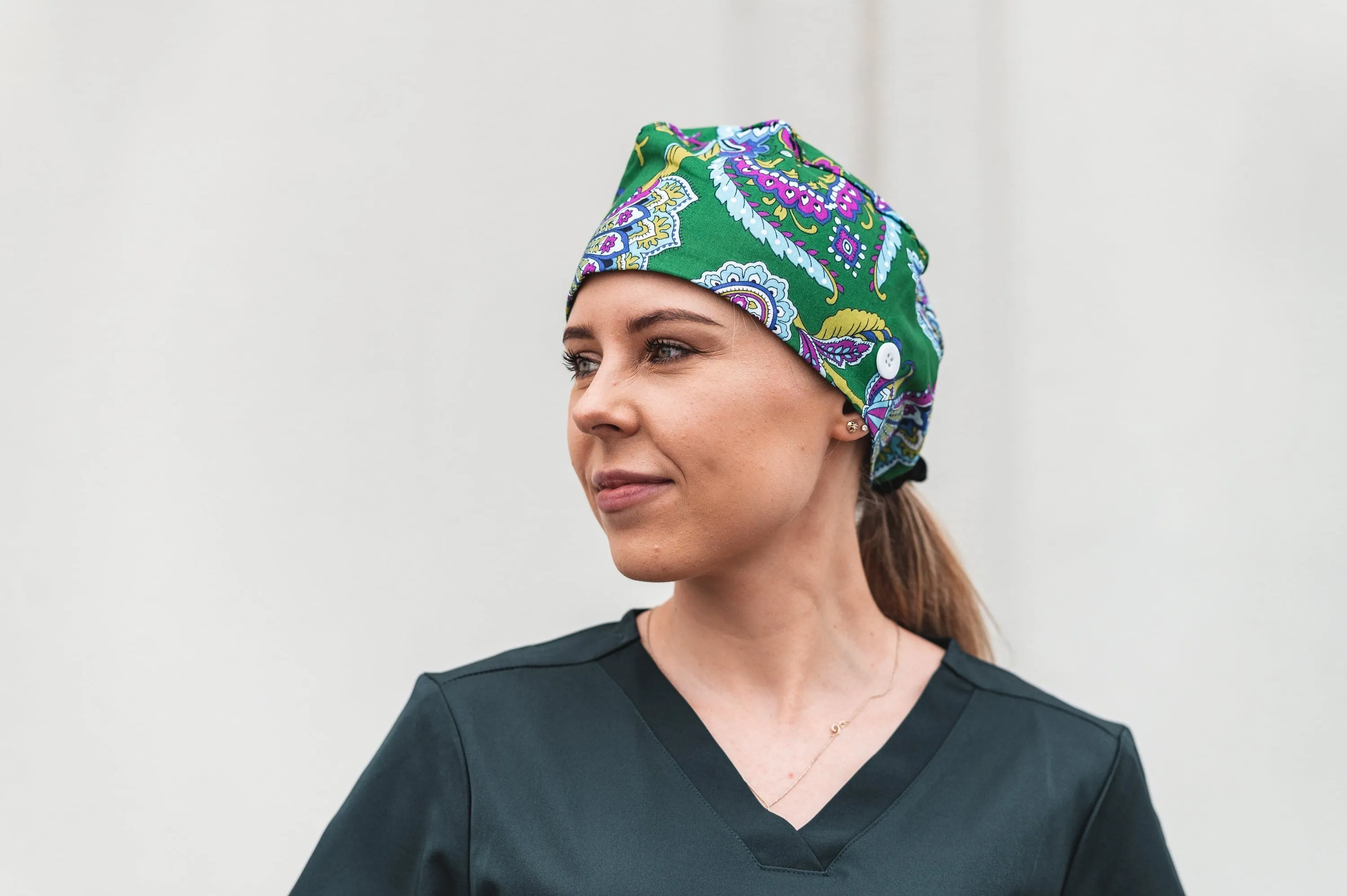 Printed Surgical Scrubs Cap/Surgical Hat SC0705