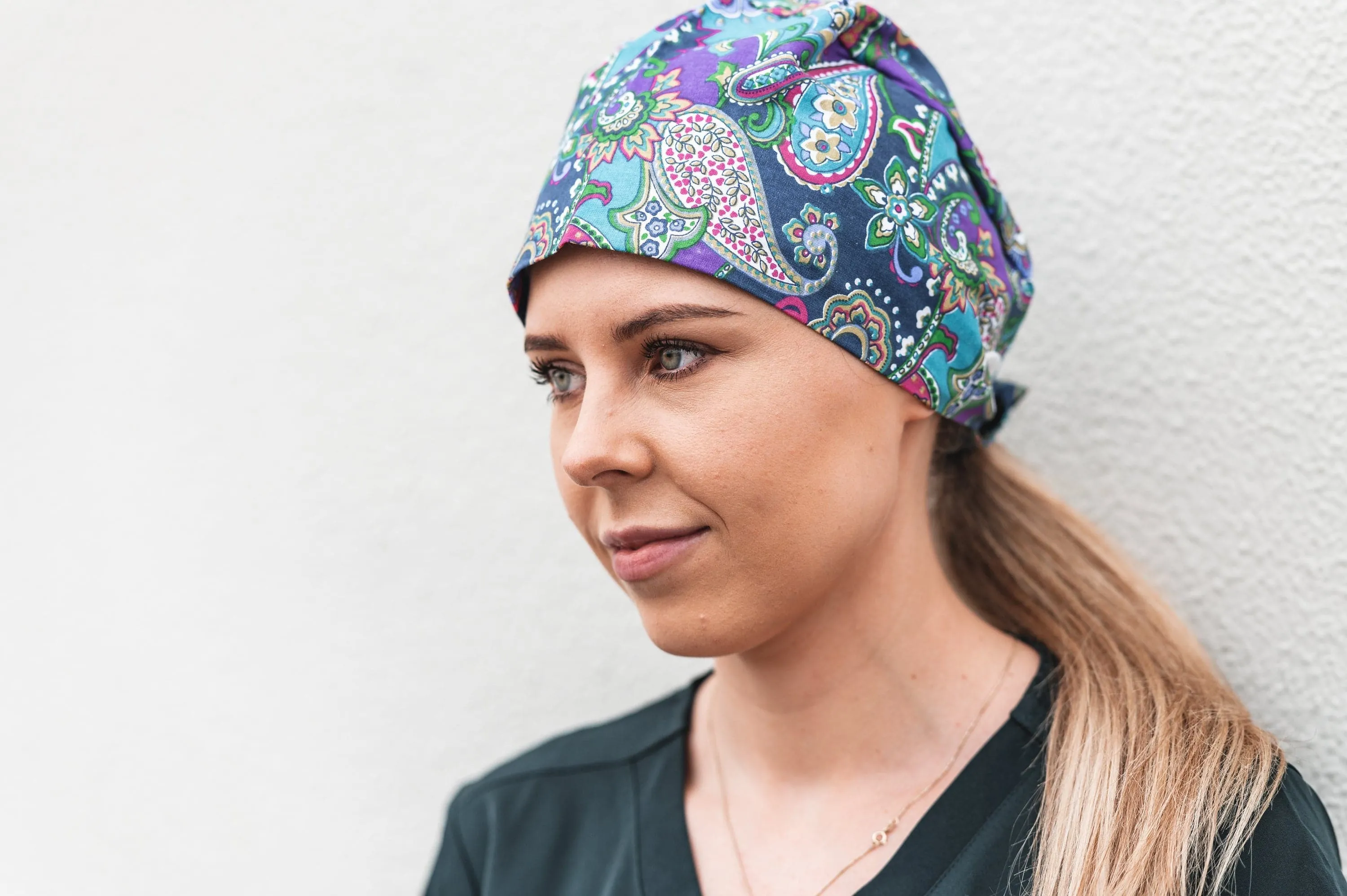 Printed Surgical Scrubs Cap/Surgical Hat SC0705