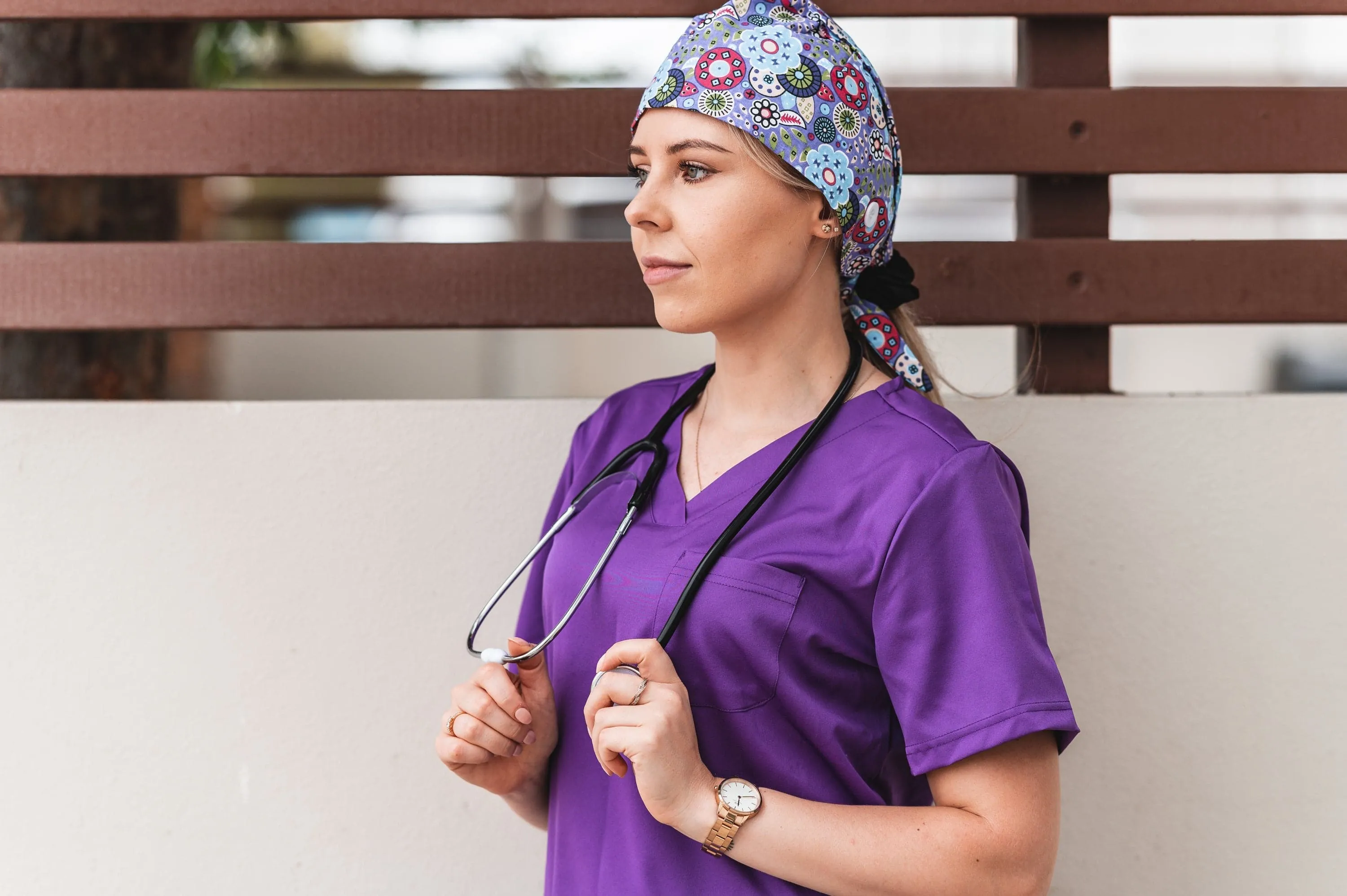 Printed Surgical Scrubs Cap/Surgical Hat SC0705