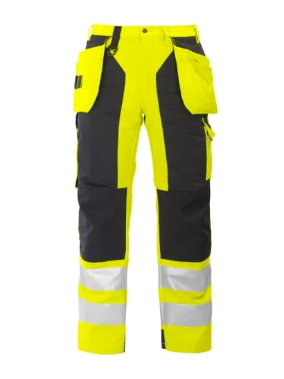 Projob 6506 High Visibility Work Trousers with Holster Pockets