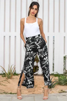 Queencii – Aria High Waist Floral Pants