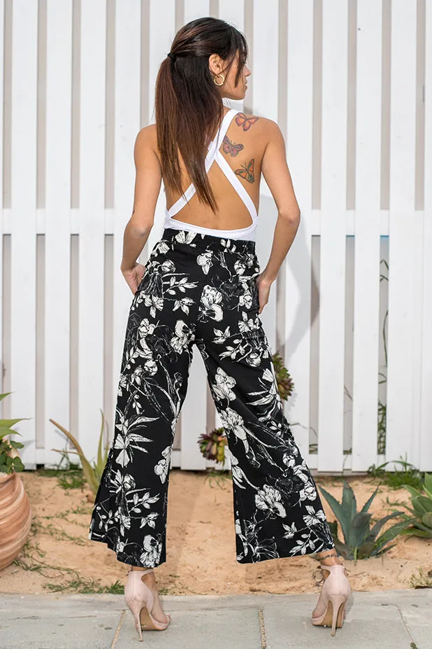 Queencii – Aria High Waist Floral Pants