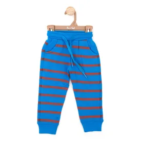 Red-Lined Blue Baby Trousers