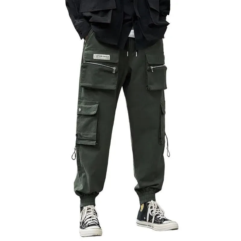 Relaxed Tapered Cotton Trousers