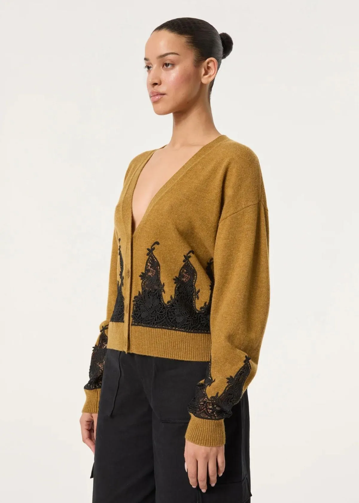 RHODE Marie Cardigan - Breen Regent Lace