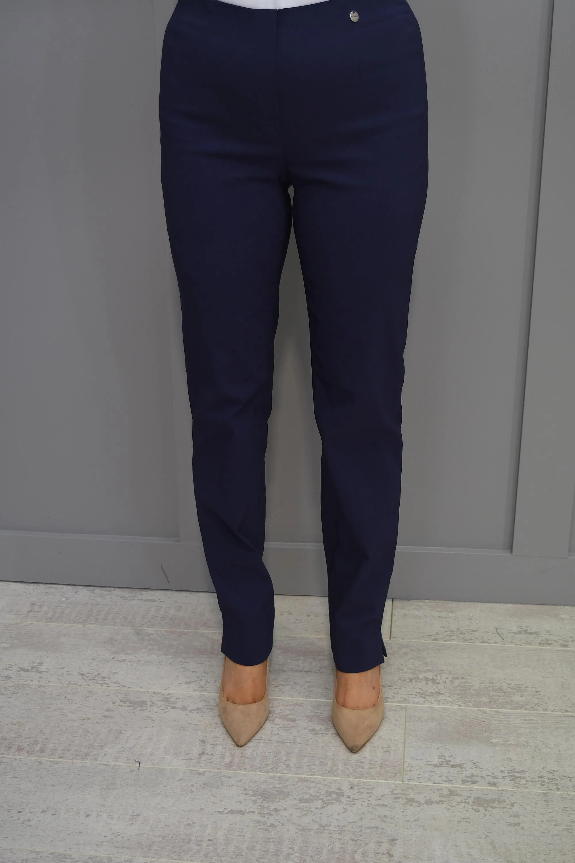 Robell Marie Full Length Trousers French Navy - 51412 5499 592