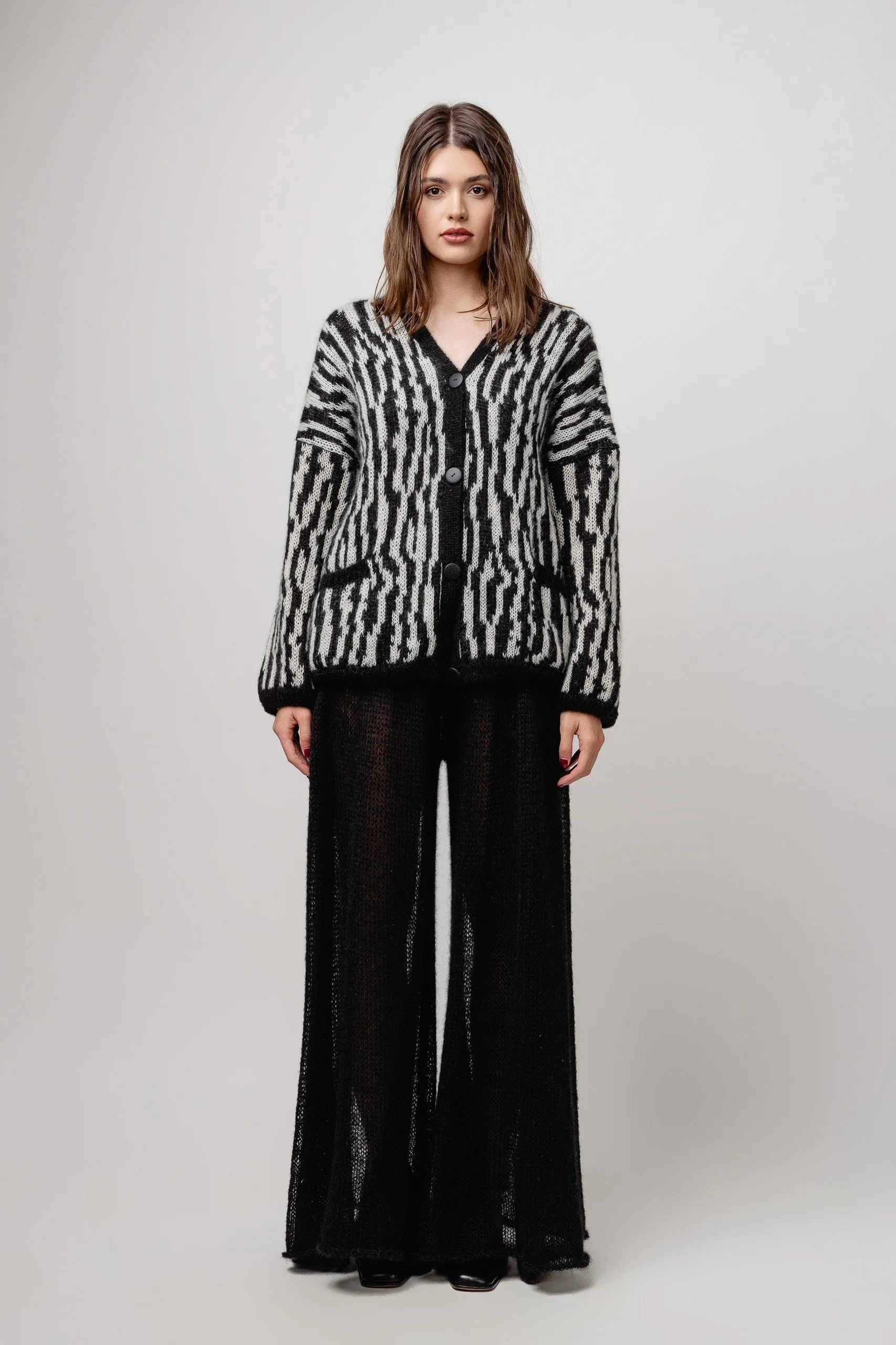 Roots Mohair Pants Black