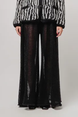 Roots Mohair Pants Black