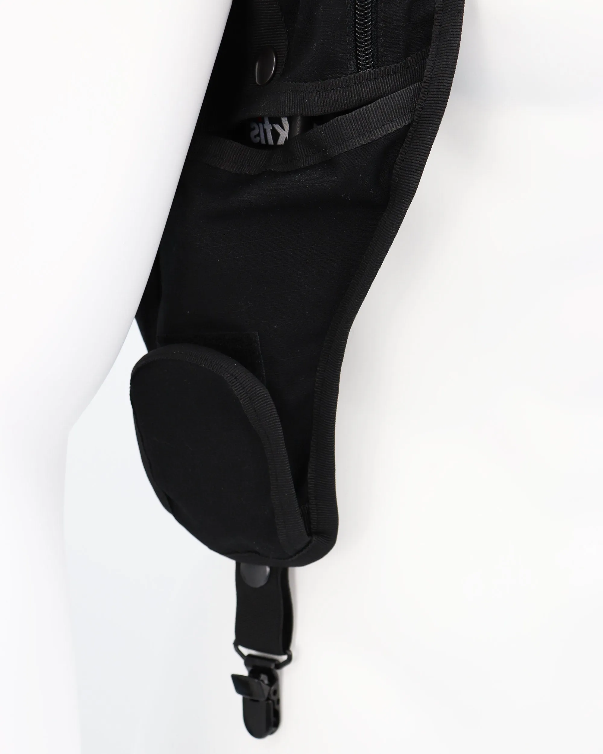 S112 Covert Radio Holster - Left handed - Black