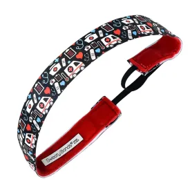 Somebody Call 911 | Black | 1 Inch | Nurse