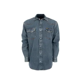 STS Ranchwear Mens Duke Denim 100% Cotton L/S Shirt