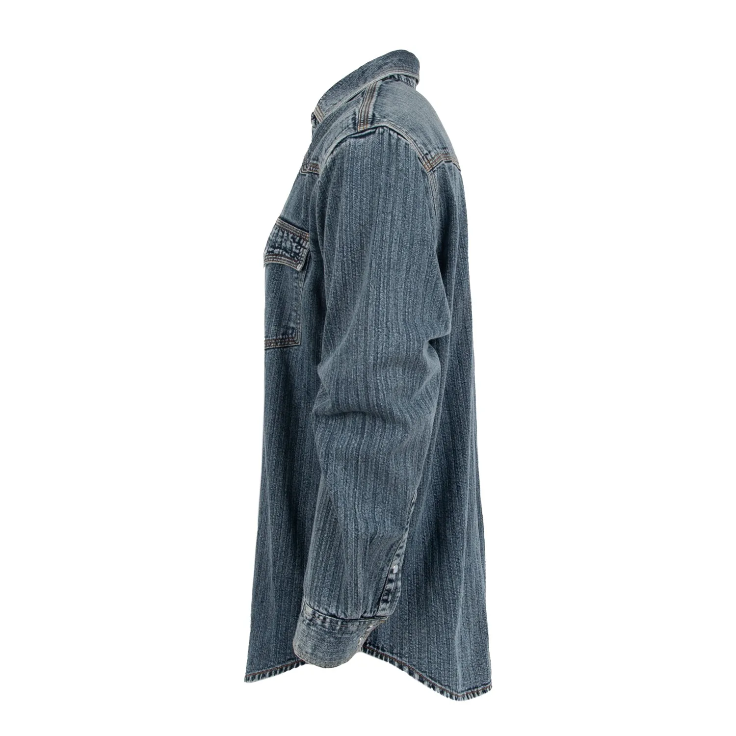 STS Ranchwear Mens Duke Denim 100% Cotton L/S Shirt