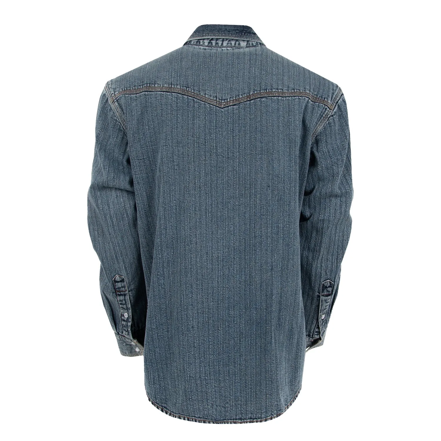 STS Ranchwear Mens Duke Denim 100% Cotton L/S Shirt