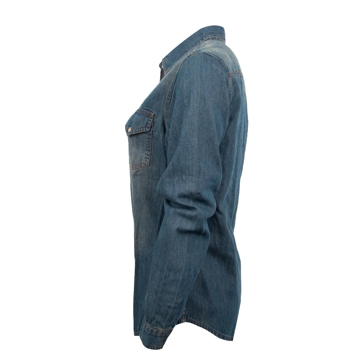 STS Ranchwear Womens Parker Denim 100% Cotton L/S Shirt