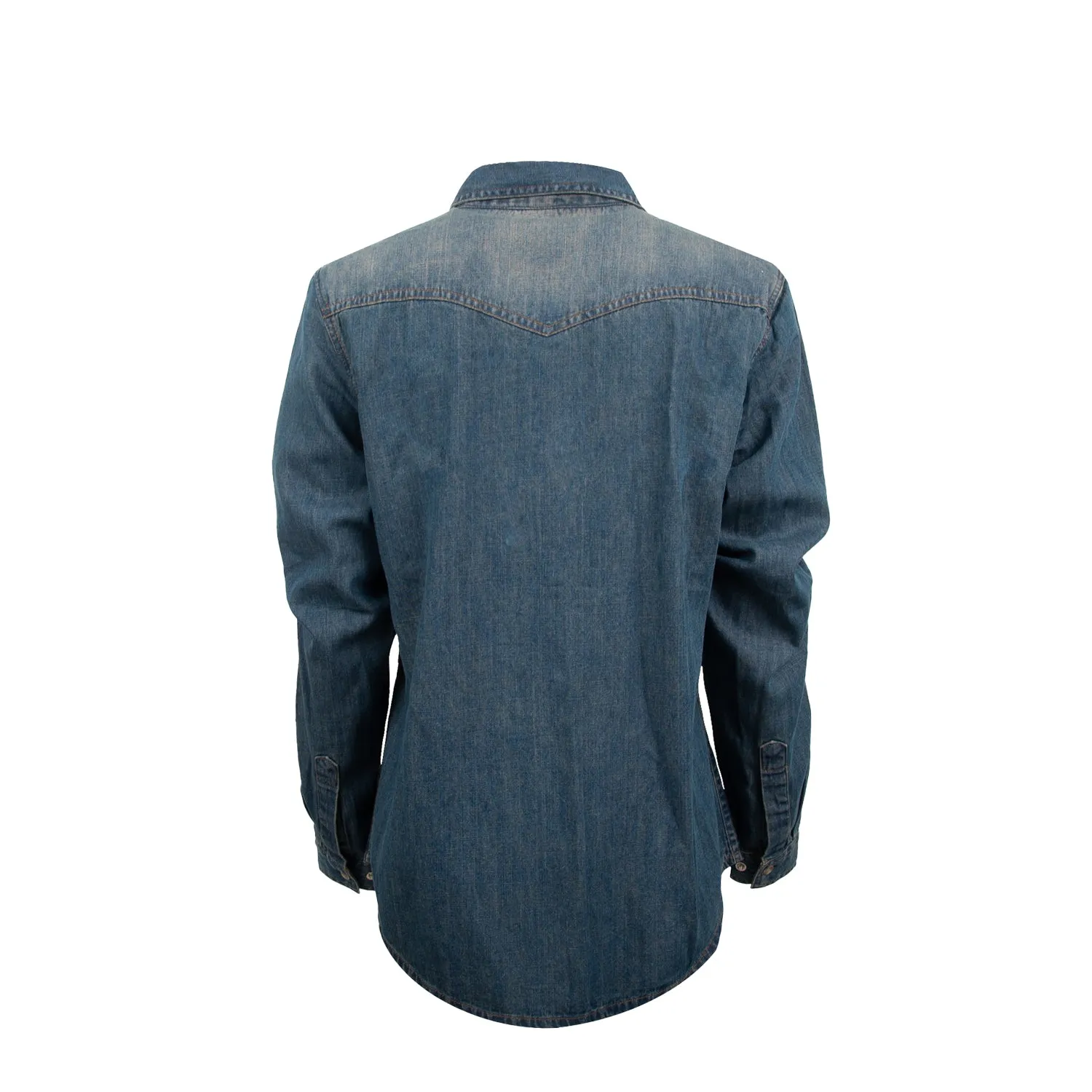 STS Ranchwear Womens Parker Denim 100% Cotton L/S Shirt