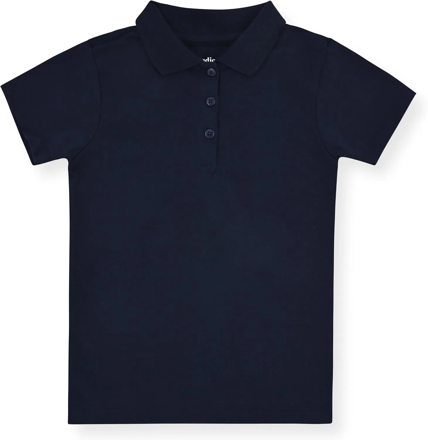 Studio 3 Girls' 4-Pack Soft Jersey Short Sleeve Polo Shirts