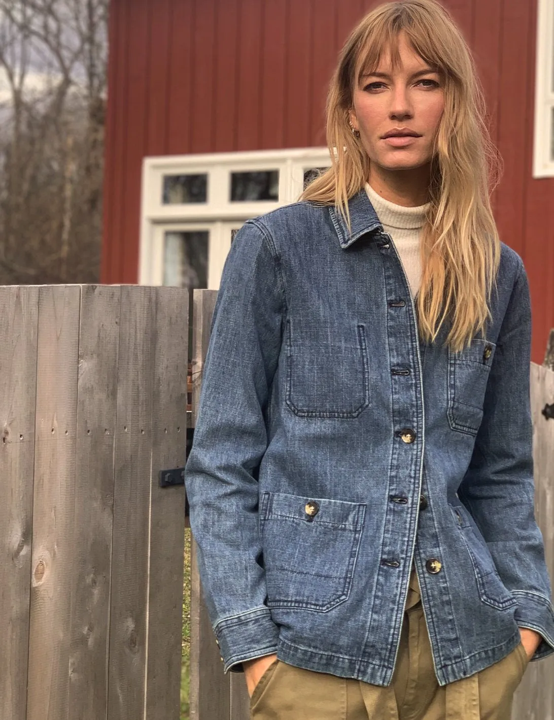 Studio Chore Jacket in Indigo