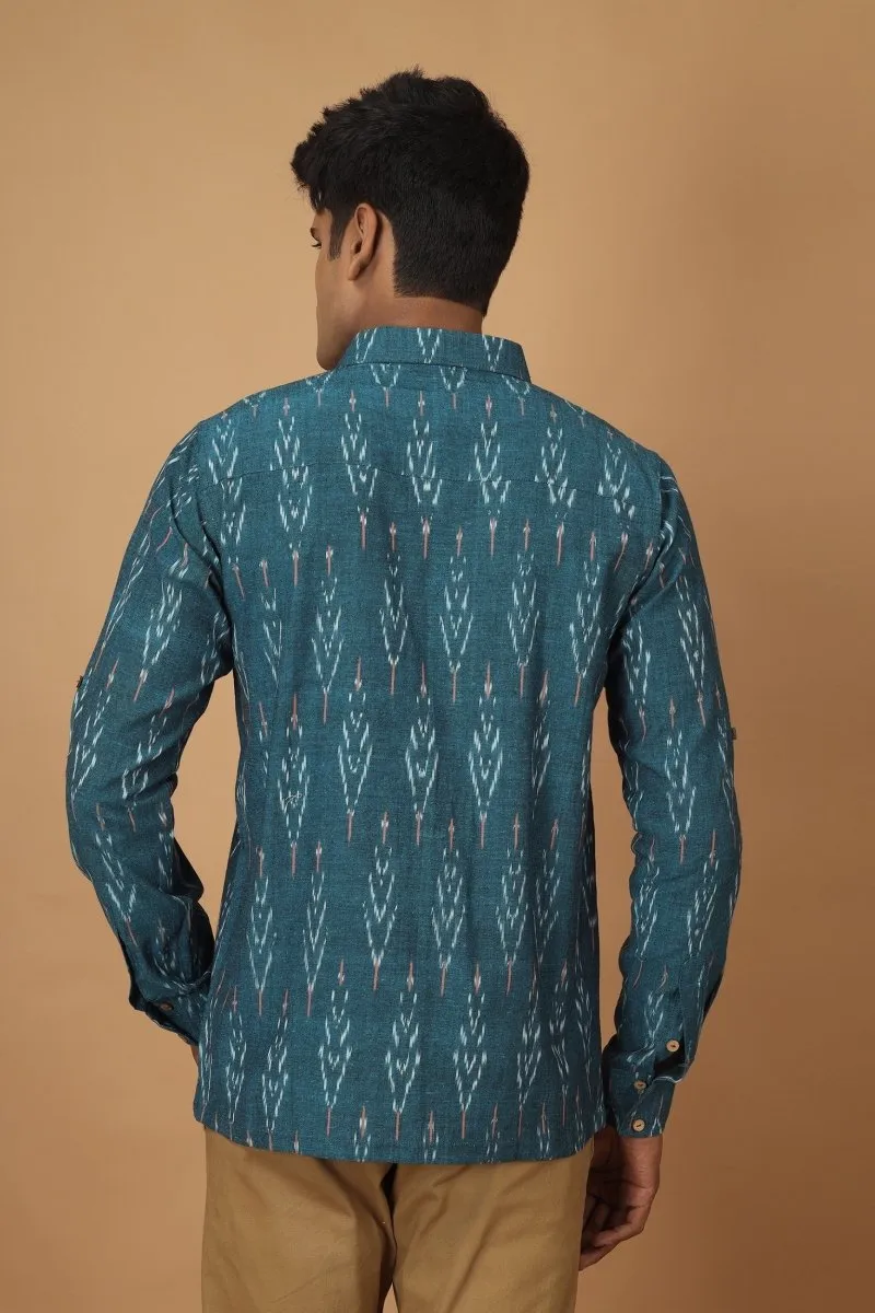 Subah Ikat Mens Cotton Shirt