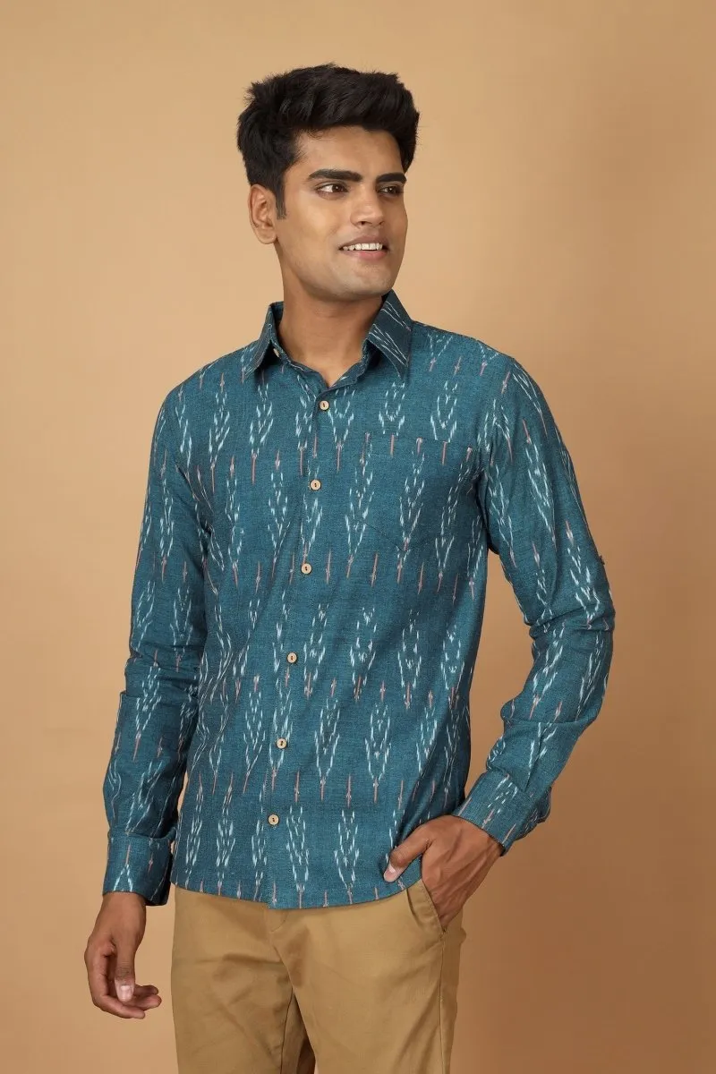 Subah Ikat Mens Cotton Shirt