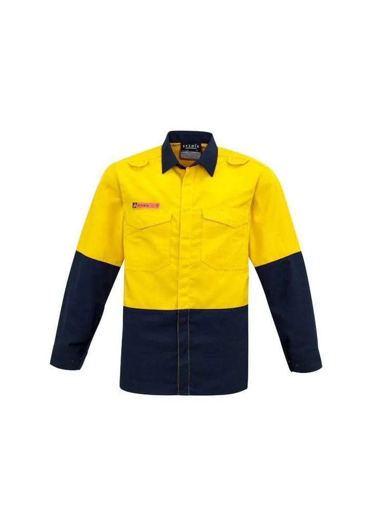 SYZMIK Men’s Hi Vis Spliced Shirt ZW138