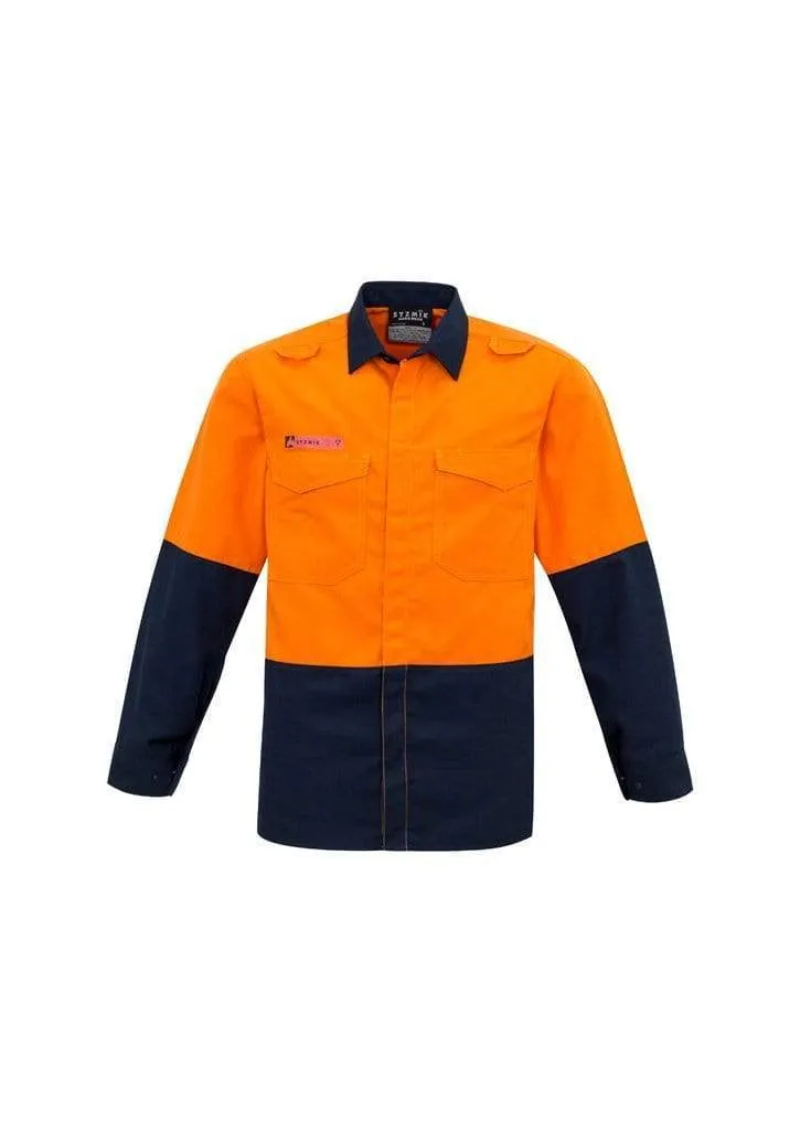 SYZMIK Men’s Hi Vis Spliced Shirt ZW138