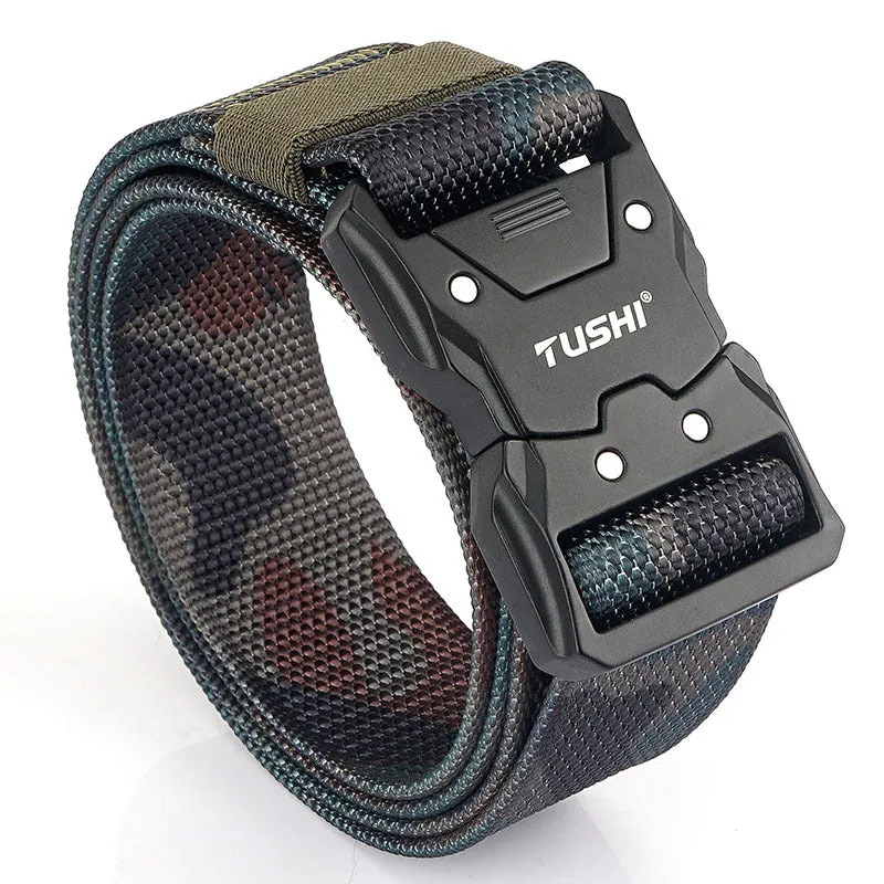 TACTICAL QUICK RELEASE BUCKLE OUTDOOR TRAINING BELT