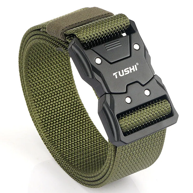 TACTICAL QUICK RELEASE BUCKLE OUTDOOR TRAINING BELT