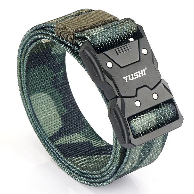 TACTICAL QUICK RELEASE BUCKLE OUTDOOR TRAINING BELT
