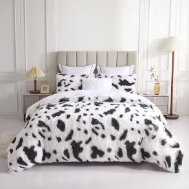 The Softy Cow Print Bed Set