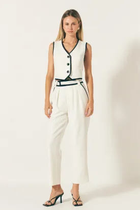 Trousers with Binding Detail