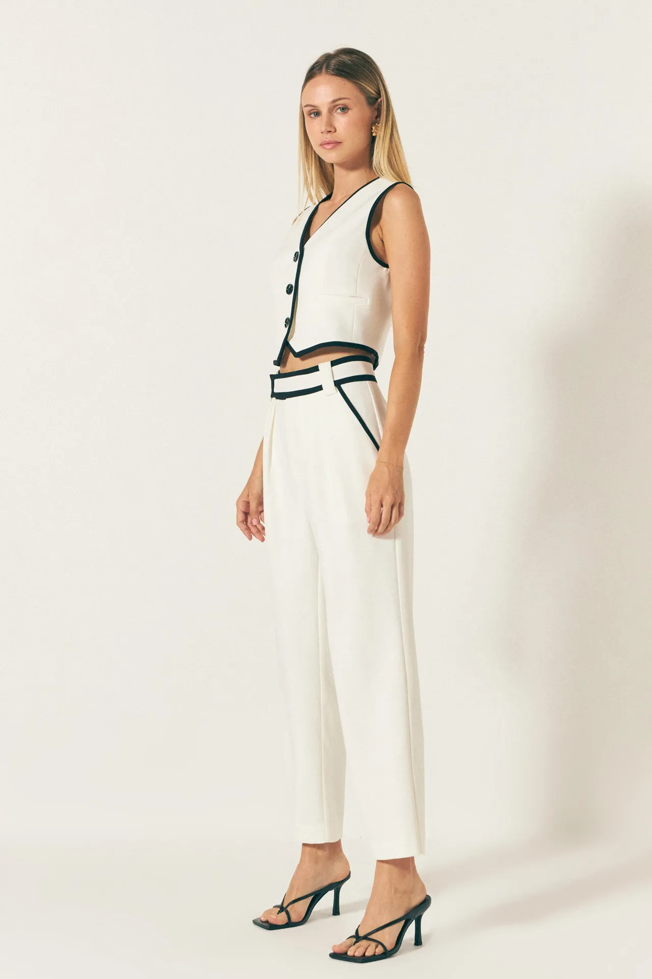 Trousers with Binding Detail