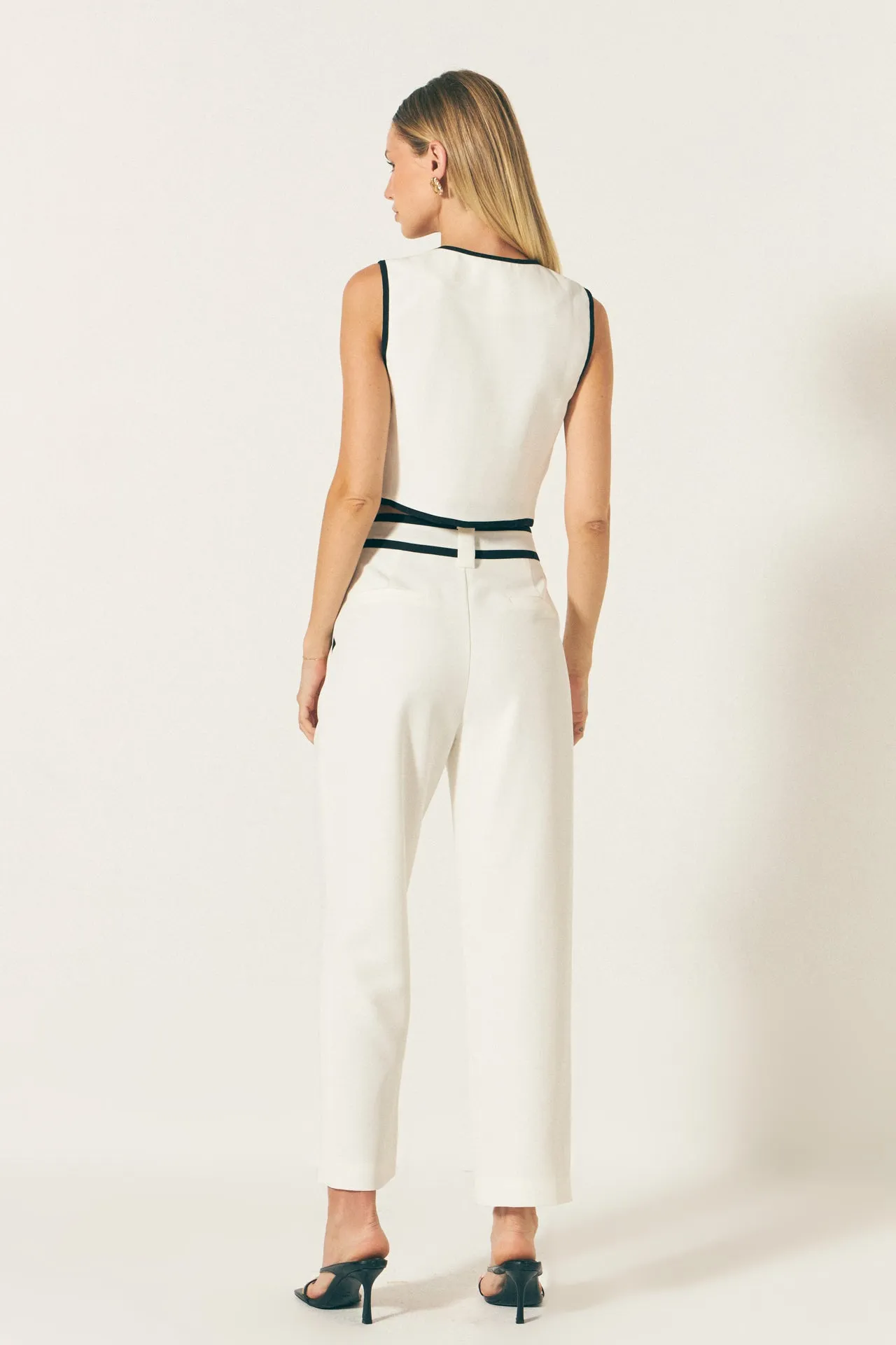 Trousers with Binding Detail
